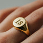 Classic Round Shaped Signet Ring