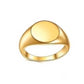 Classic Round Shaped Signet Ring