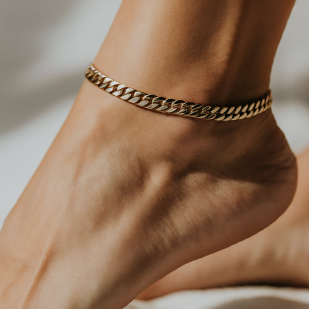 Cuban Link Anklet