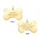 Personalized Bone-Shaped Pet Tag