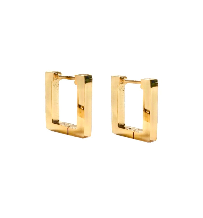 Square 14k Gold Filled Earings