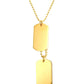 Custom Engraved Dog Tag on Ball Chain