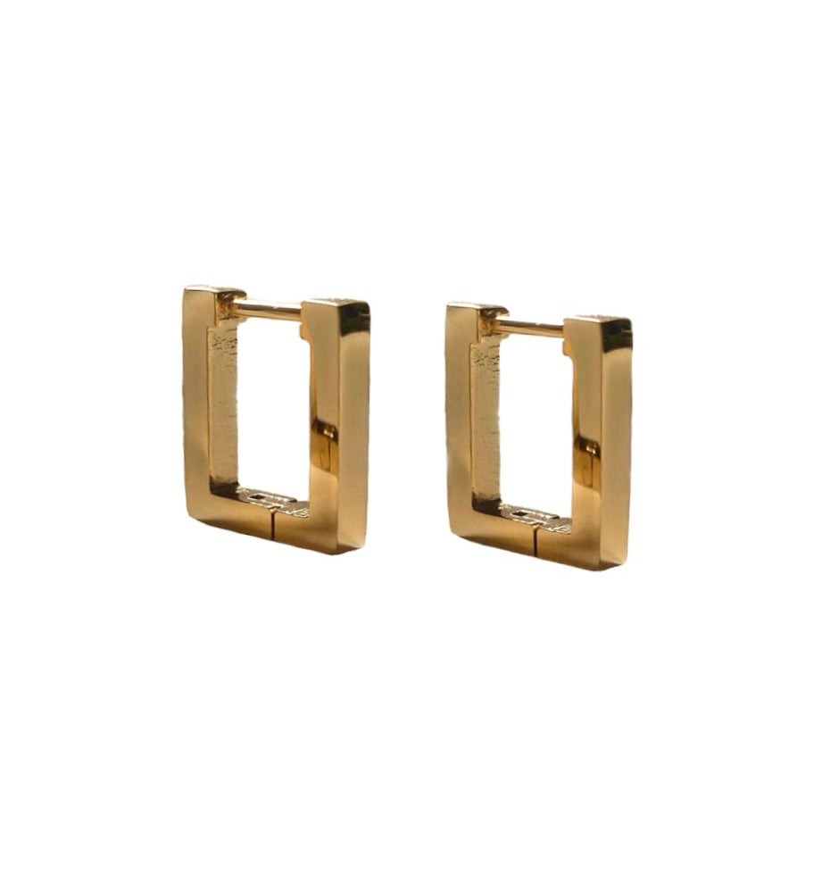 Square 14k Gold Filled Earings