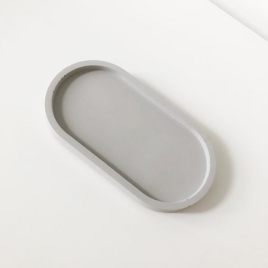 Oval Concrete Tray