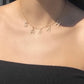 Dangly Crystal Zircon Studded Name Necklace