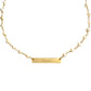Customizable Gold Pendant Pearl Necklace